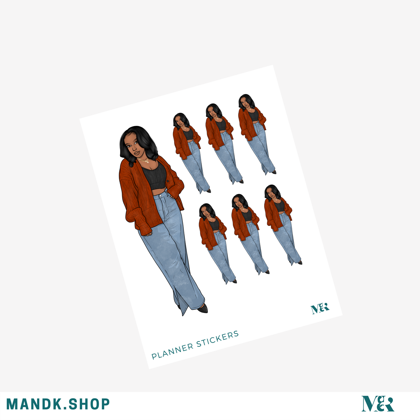 Woman Stickers Vol.55