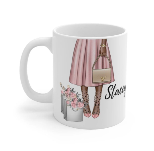 Woman With Skirt Coffee Mug