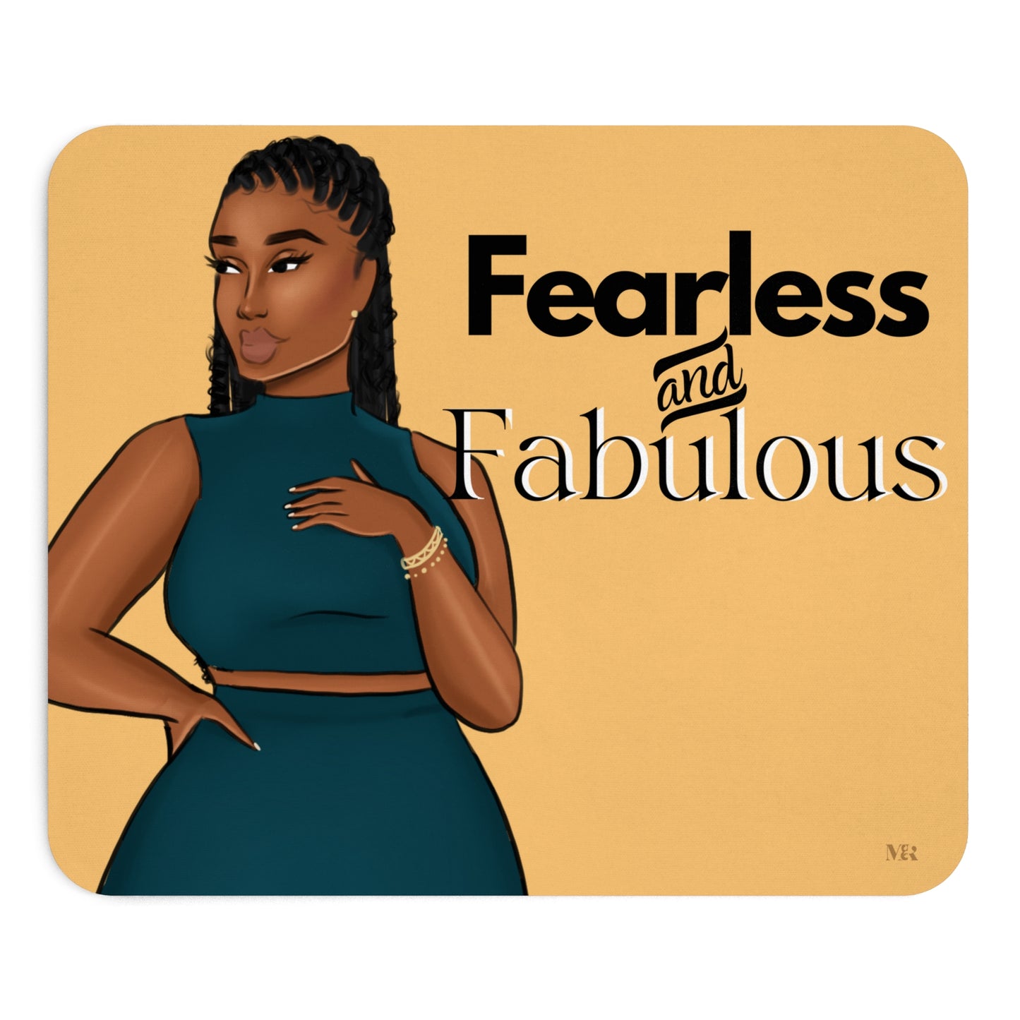 Fearless and Fabulous Mouse Pad