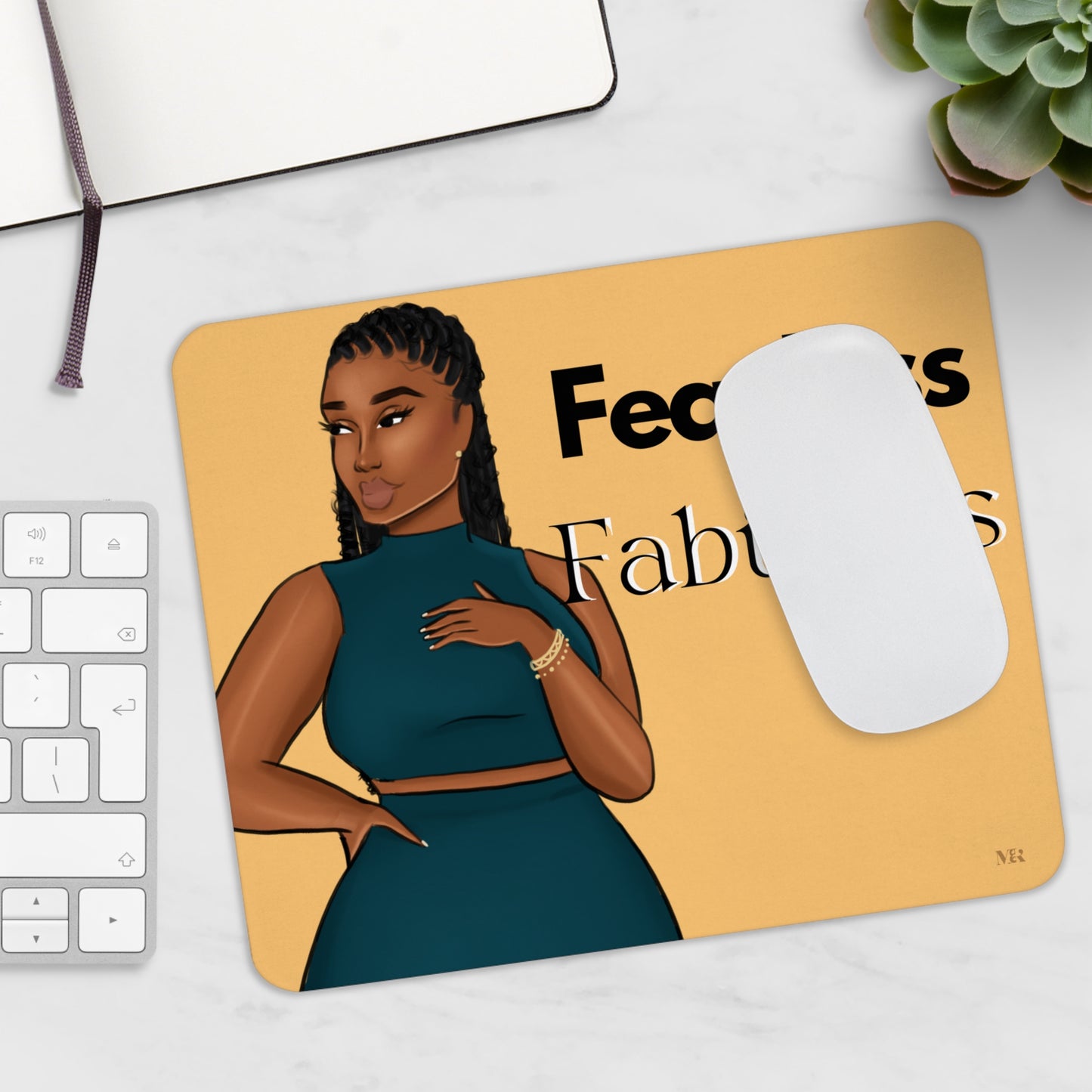 Fearless and Fabulous Mouse Pad