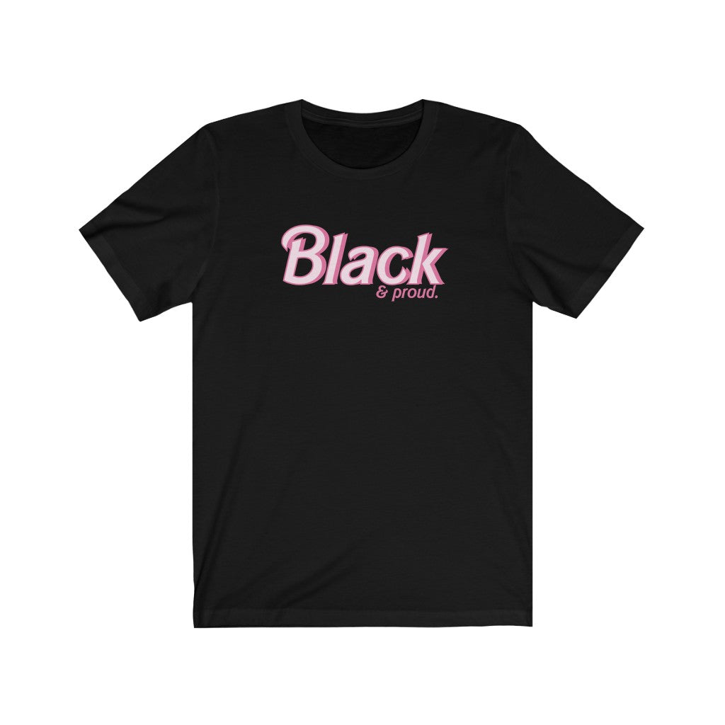 Black And Proud Women Tee | Black T-shirt | M&K Creative Designs