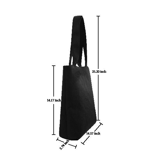 Black Woman Afro Canvas Bag