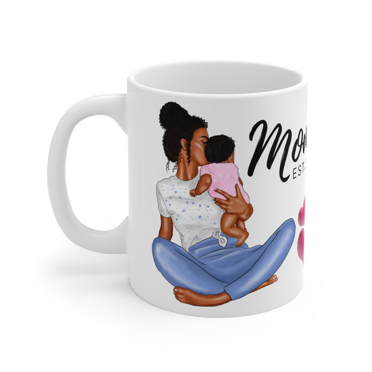 Mom EST. Coffee Mug