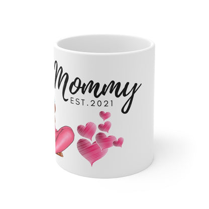 Mom EST. Coffee Mug